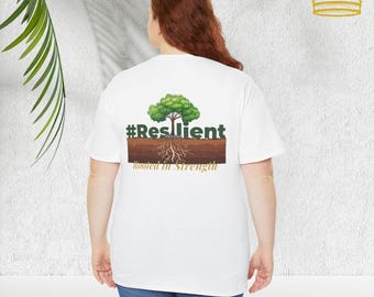 Resilient Heavy Cotton Tee - Unisex Motivational Graphic Shirt