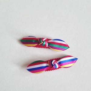 Korean Saekdong Hair Clip Set 2 pcs Lightweight Hanbok Ribbon Pin limited supplies cannot restock 3 types Kpop pigtail [with Pinkluvme]