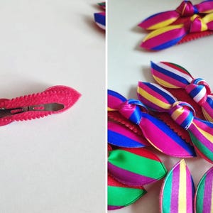 Korean Saekdong Hair Clip Set 2 pcs Lightweight Hanbok Ribbon Pin limited supplies cannot restock 3 types Kpop pigtail [with Pinkluvme]