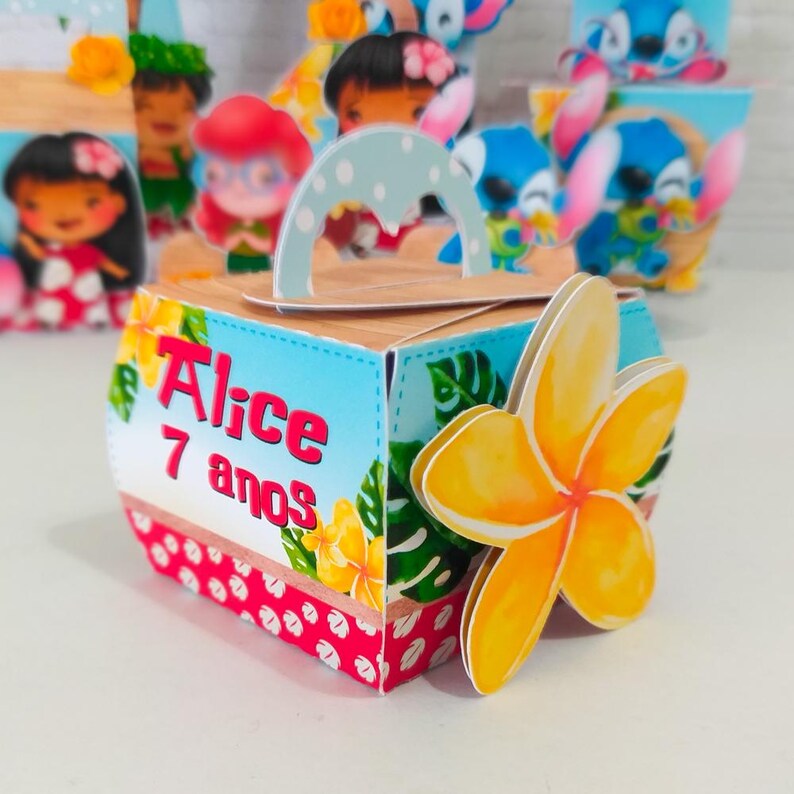 Lilo Box Lilo and Stitch Party Boxes | Printable Birthday Box Set | Digital ...