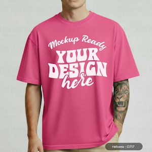 Heliconia Mens Comfort Colors 1717 Mockup Bundle C1717 Tshirt (Canva T-shirt Mock up) Neutral Simple Studio White Plain Background C1717 Tshirt Canva Template Digital Instant Download 54 PNG JPEG JPG for Print on Demand or POD. A collection of 54 Comfort Colors 1717 shirts in various colors, including Berry, Melon, Citrus, Navy, Black, Lagoon Blue, Red, White, Heliconia, Flo Blue, Sea Foam, Pepper, Ivory, Espresso, Blossom, Black, Moss, Graphite, Light Green, Red, Grey, Mustard, Bay, Khaki