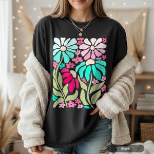 Comfort Colors 1717 Pepper t-shirt mockup lifestyle scene for boutique shops