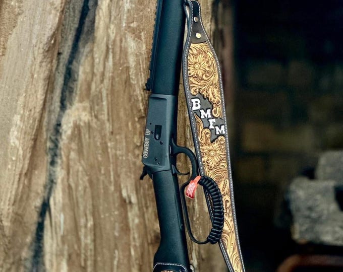 Handmade Custom Leather Gun Sling