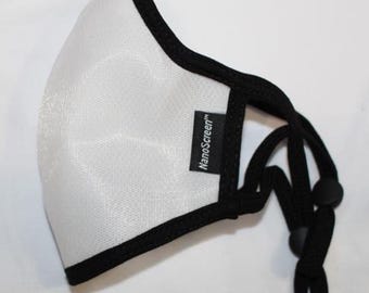 Child's Nanoscreen Face Mask: Reusable, Washable, Anti-Fog, 6-Layer Filtration