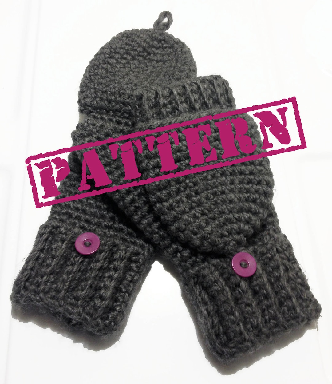 Glittens/ Convertible Mittens Pattern - Etsy