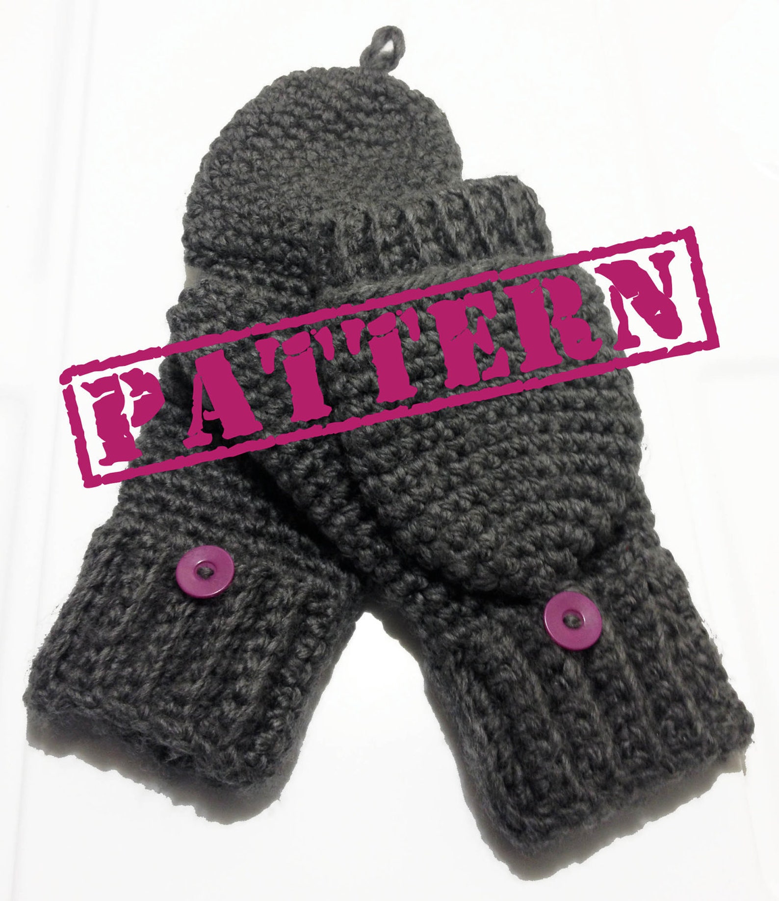 Glittens/ Convertible Mittens Pattern - Etsy