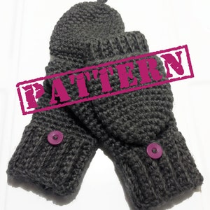 Glittens/ Convertible Mittens Pattern