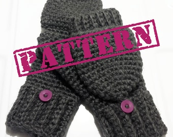 Glittens/ Convertible Mittens Pattern