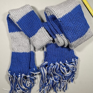 Blue & Gray House Scarf