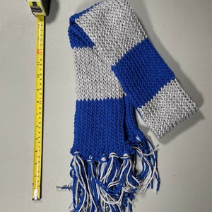 Blue & Gray House Scarf Small