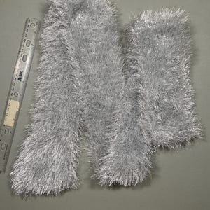 Silver & White Sparkle Scarf