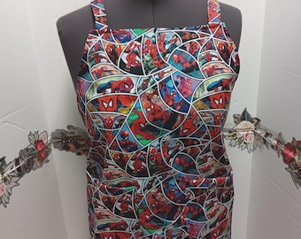 Spiderman Super Hero Adult Apron