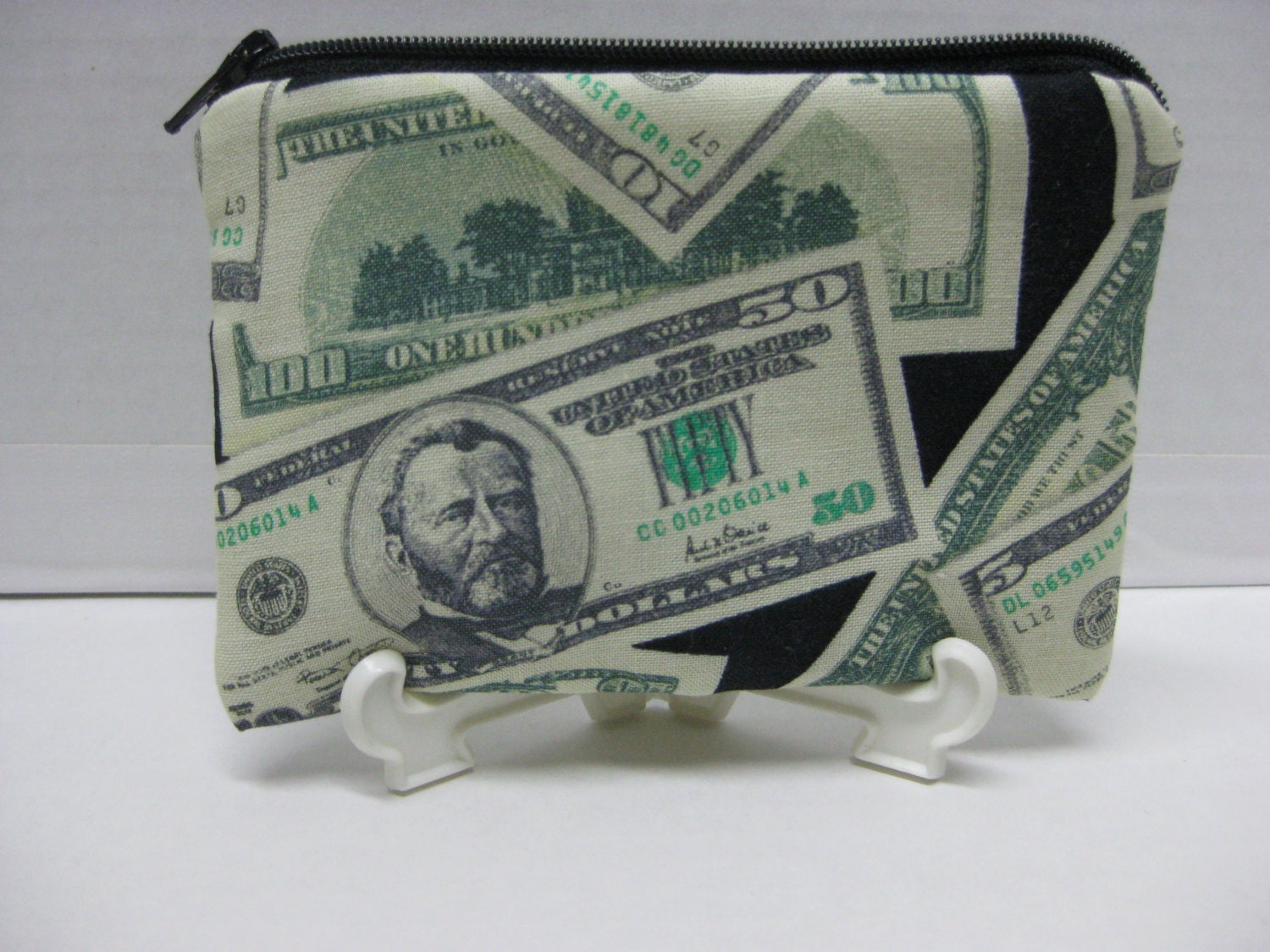 Zipper Dollar Bill Pouch - Etsy