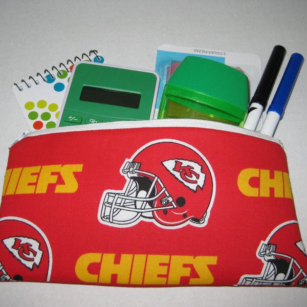 Kansas City Chiefs Football Team Pencil Case