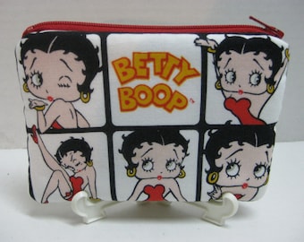 Betty Boop Zipper Women Pouch
