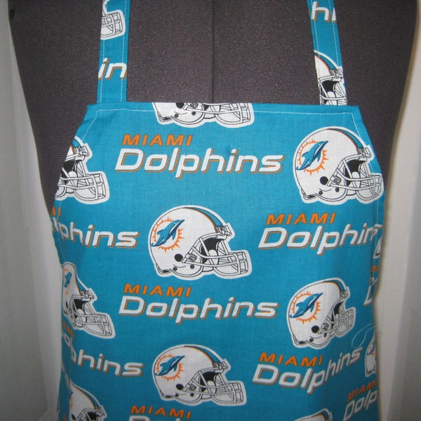 Miami Dolphins Football Team Adult Apron