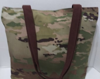 Camouflage Tote Change Purse And Pencil Case