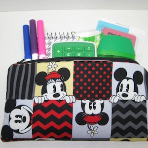 Mickey Mouse And Minnie Pencil Case