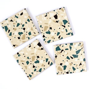 Terrazzo Coasters Abstract Tile Illustration image 2