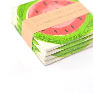 Watermelon Ceramic Coasters Fruit Summer Tile Drink Coasters image 4