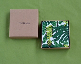 Greenery Coasters Ceramic Tile