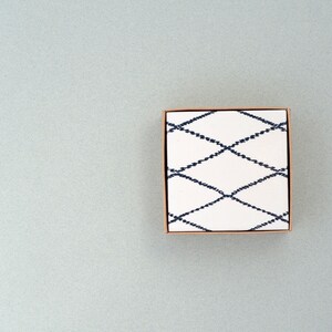 Diamond Rug Ceramic Coaster Set image 1