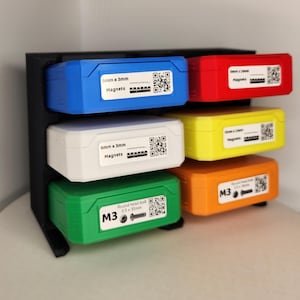 Customizable 3D Printed Parts Organizer | Modular Hardware Storage