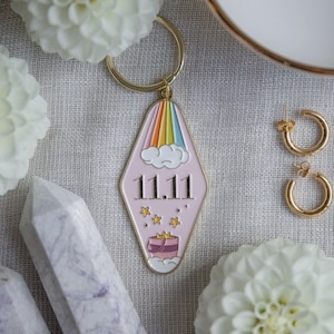 Enamel Keychain - 1111