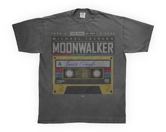 Michael Jackson Moonwalker T-Shirt: 80s Retro Pop Concert Tee