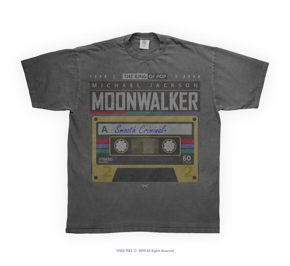 Michael Jackson Moonwalker T-shirt: 80s Retro Pop Concert Tee