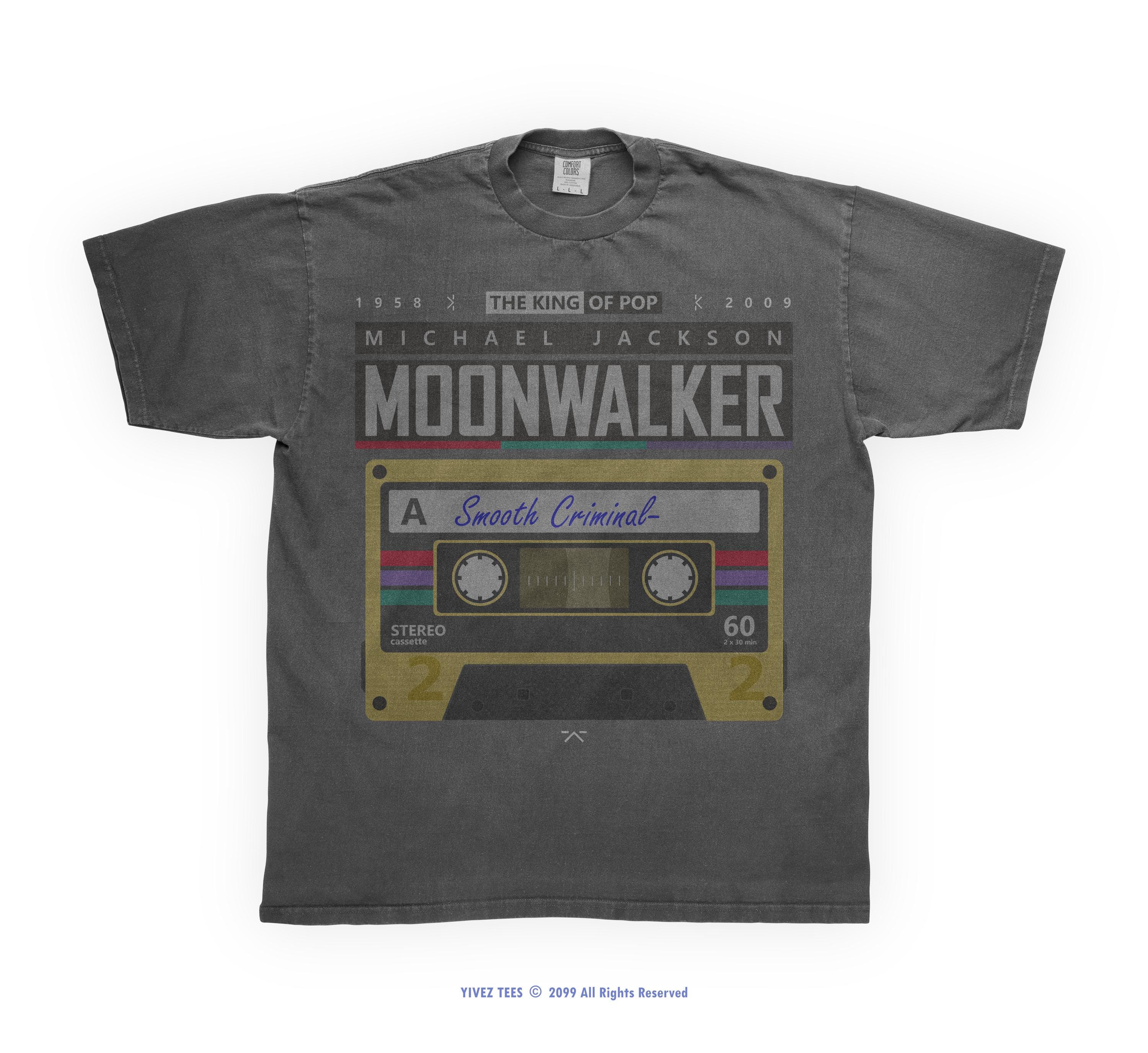 Michael Jackson Moonwalker T-shirt: 80s Retro Pop Concert Tee