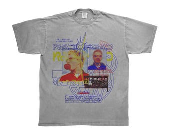Radio Rock T-Shirt: Comfort Colors vintage Concert merch | 90s Music Lover Gift
