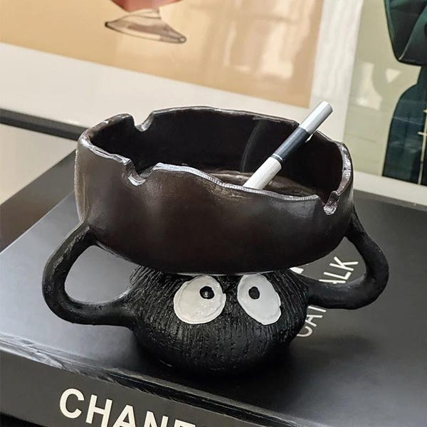 Soot Sprite Ashtray – Spirited Away Resin Anime Decor