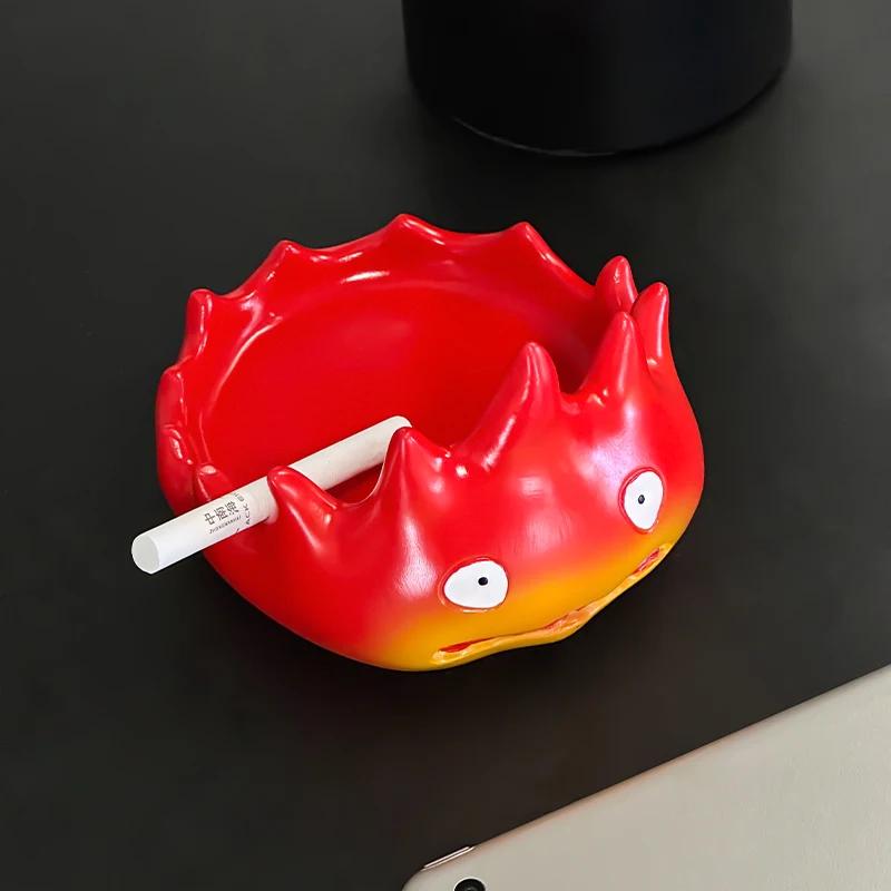 カルシファー灰皿：ハウルの動く城をモチーフにした樹脂製アニメ