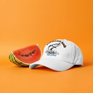Distressed Cotton Fishing Cap: Angler Gift, Casual Outdoor Wear