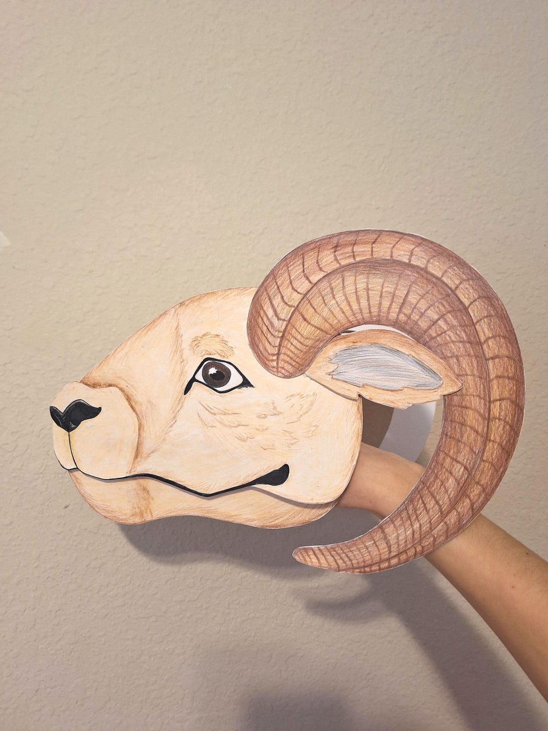 Sheep Paper Puppet - Etsy