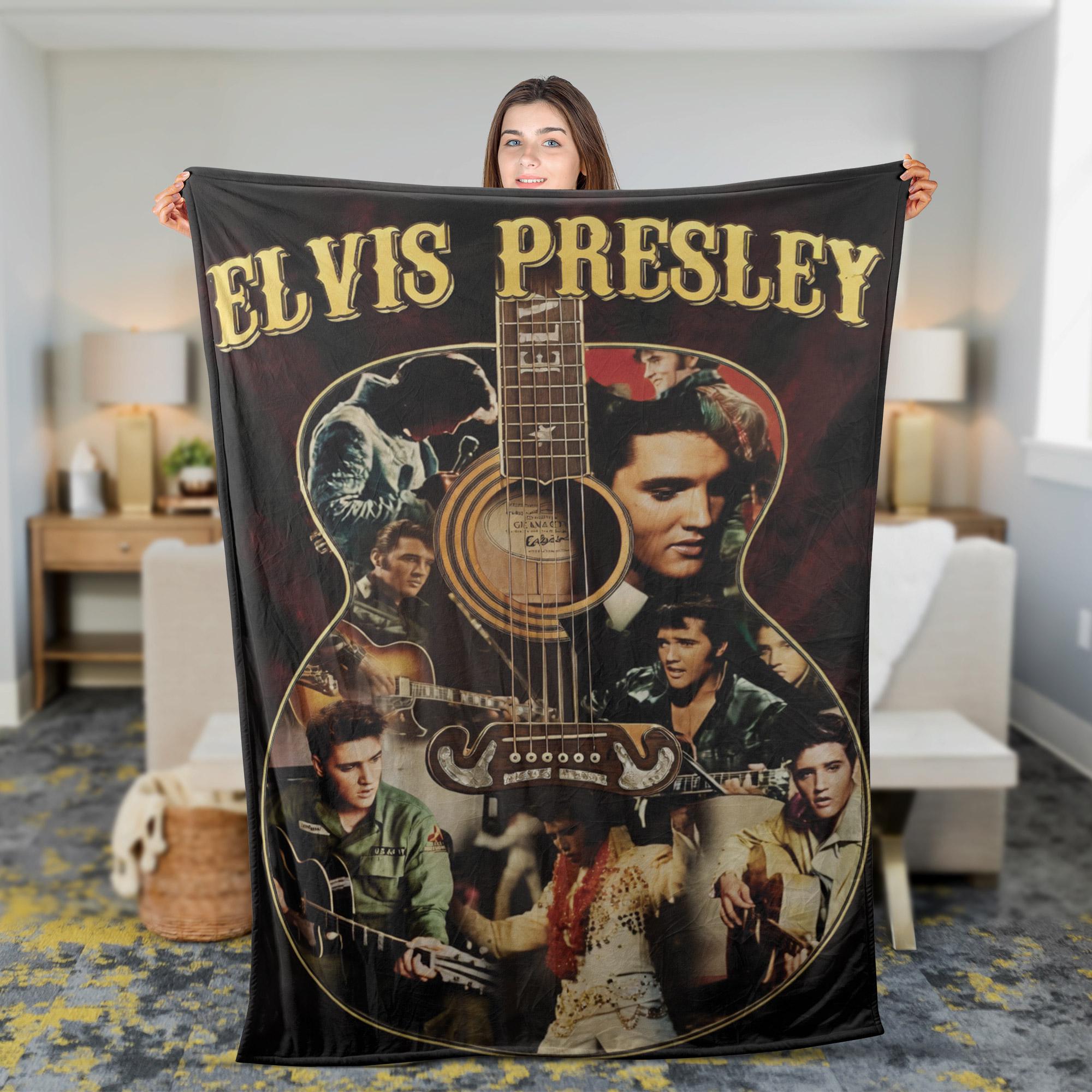 歌手　エルビスプレスリー　ブランケット　マルチカバー　ラグ　148x115 Elvis Presley Bedding Set - Etsy UK