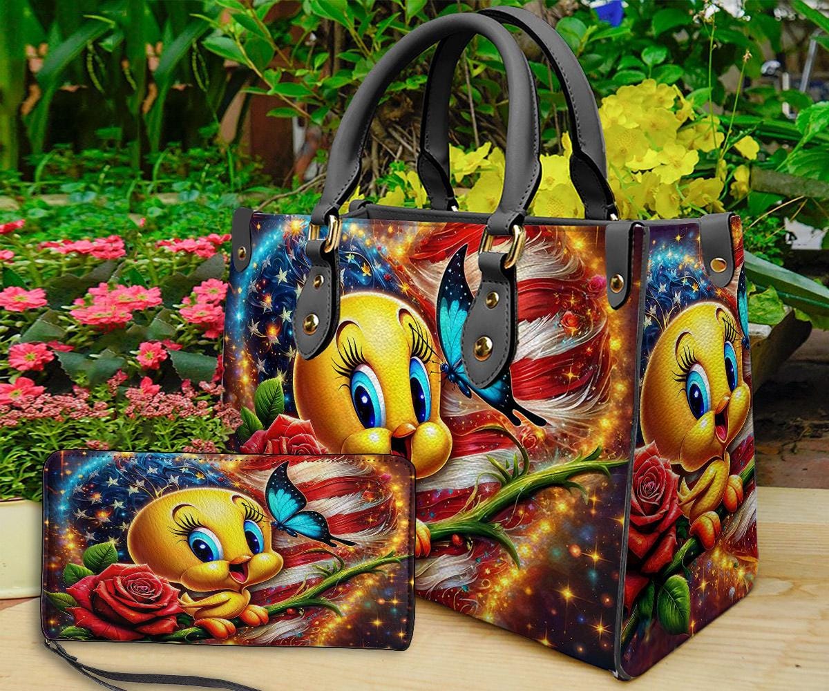 Tweety Bird Leather Handbag - Etsy