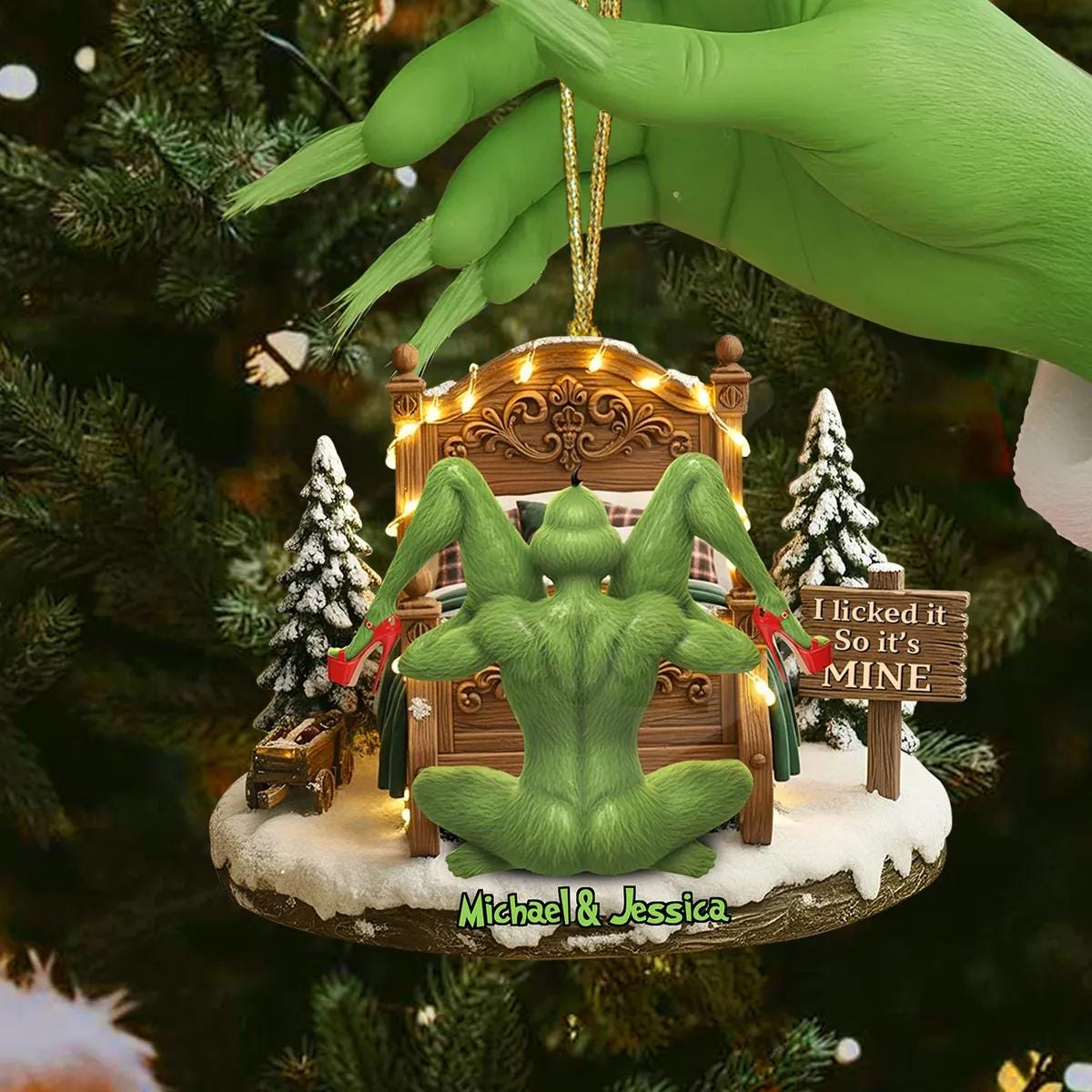 The grinch christmas tree butt - Etsy 日本