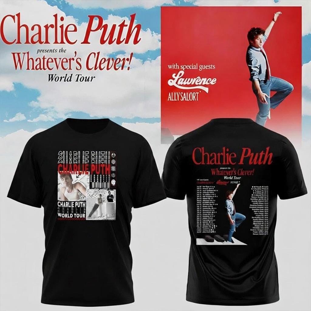 Charlie puth tour - Etsy 日本
