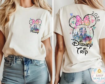 Aangepaste Disney vakantie 2026 familievakantie 2026 shirts, Disney Trip 2065 shirt, Disneyland shirts, Disney paar shirts, Disneyworld