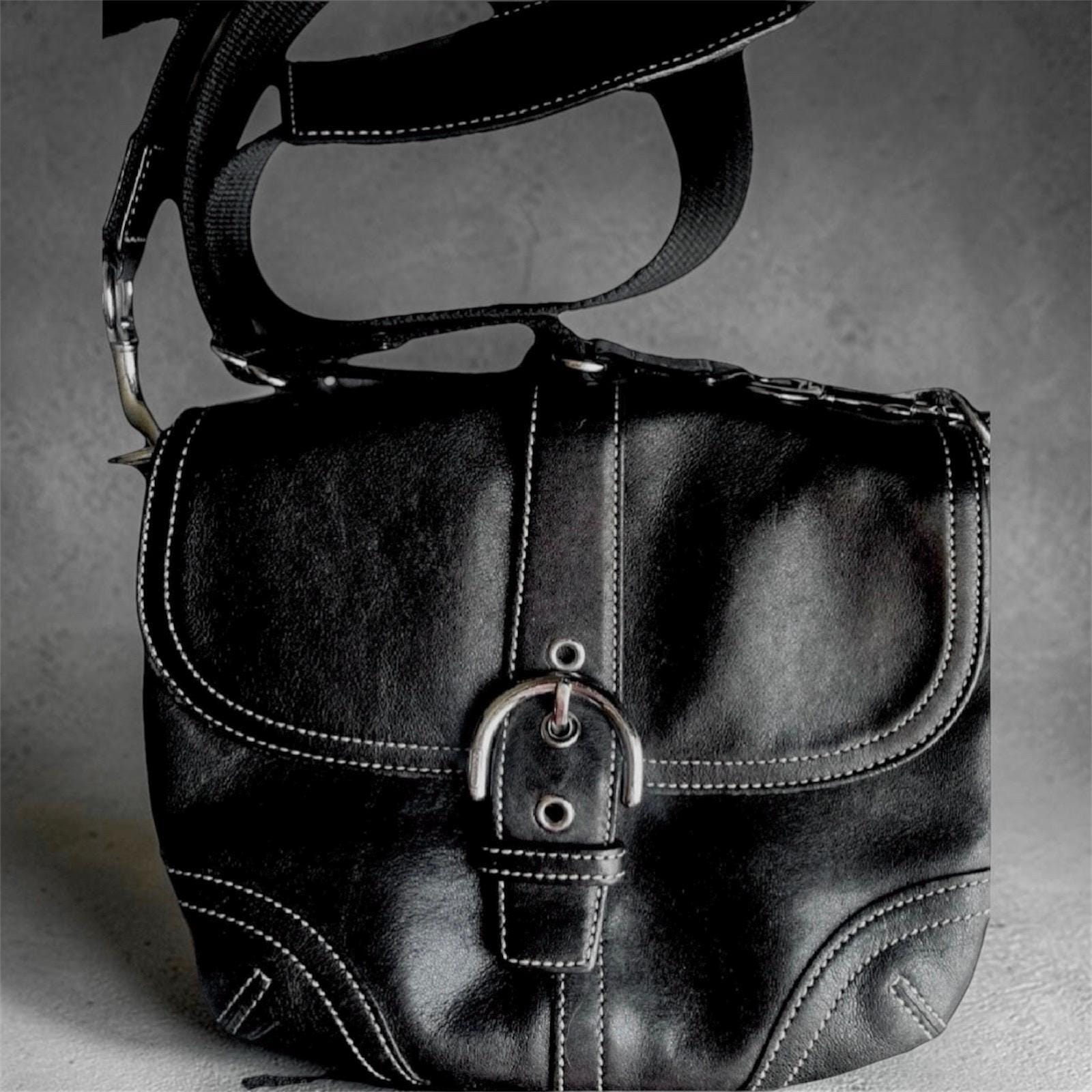 Coach Black Soho - Etsy