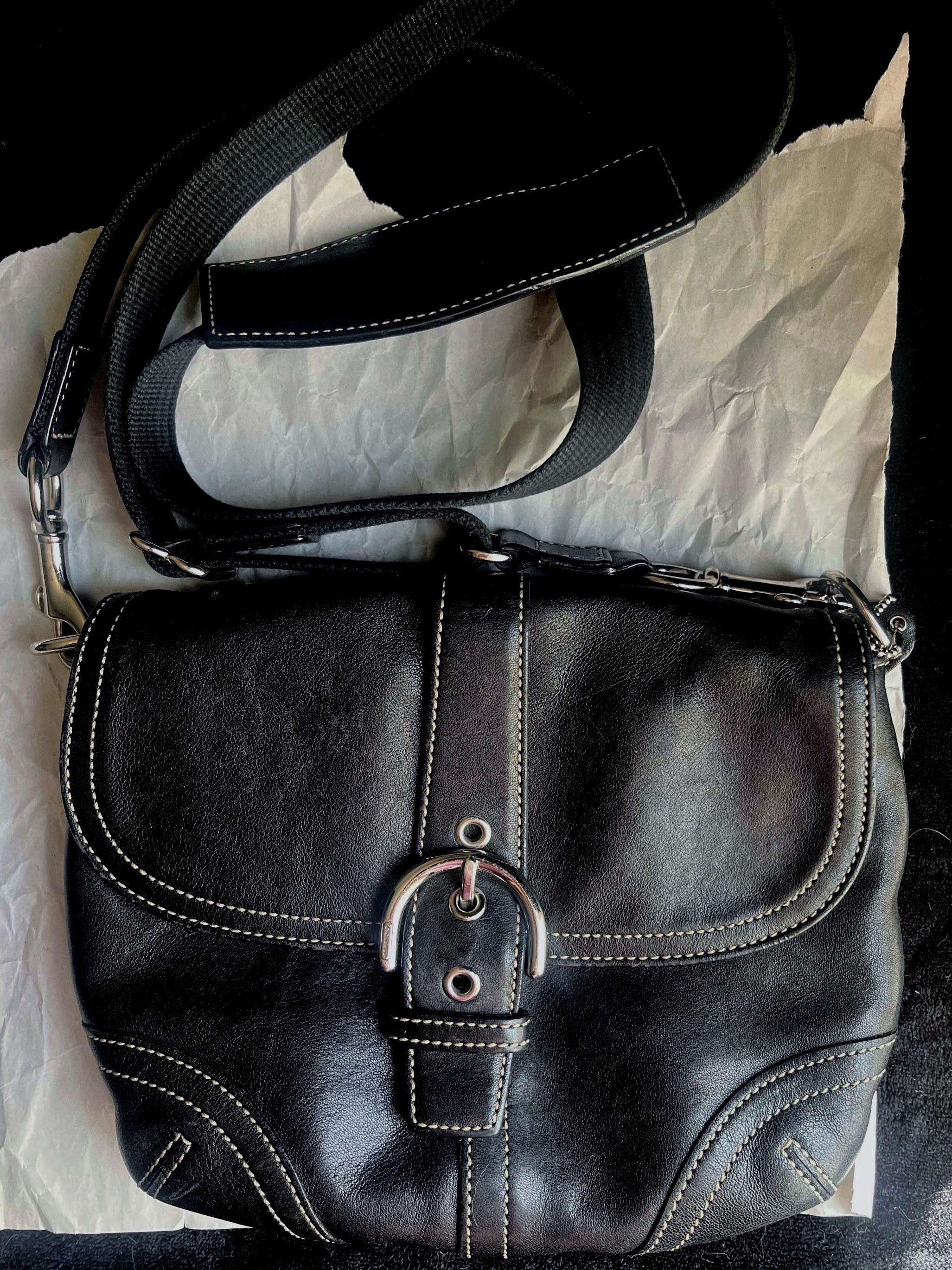 ショルダーバッグ Old Coach Ergo Shoulder Bag Black soho Coach Black Leather Soho Shoulder Bag – Rediscover Vintage