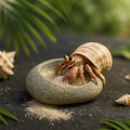 Hermit Crab Terrarium Water Bowl | Natural River Stone Dish | Saltwater\/Freshwater Feeder | Mini Reptile Bowl Decor product logo