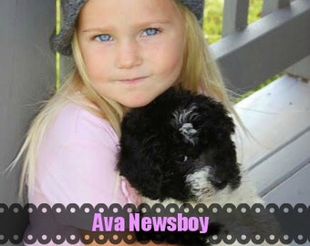 Ava Collection- 3 in 1 PATTERN - Cloche, Beanie, & Newsboy
