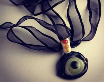 Glass Eyeball Pendant