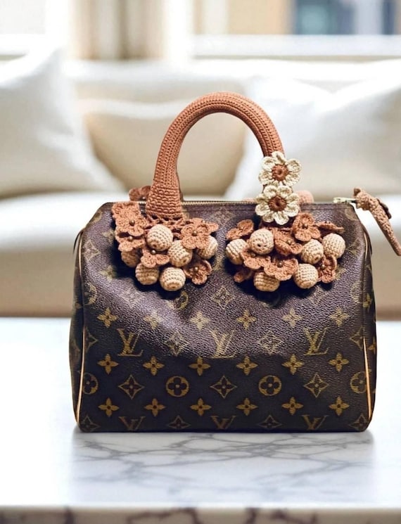 Crochet Bag Handle Cover for LV Speedy & Alma, Handmade - Etsy