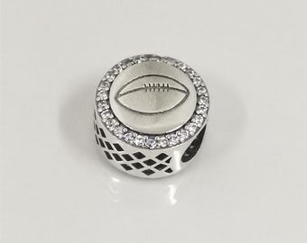 Pandora Football Charm