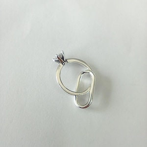 Anillo doble "Cásate conmigo" de PANDORA, plata de ley con circonitas.