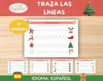 Kerst-overtrekvellen voor kinderen | 10 horizontale kerstvellen + cadeau | Activiteiten voor peuters en kleuters